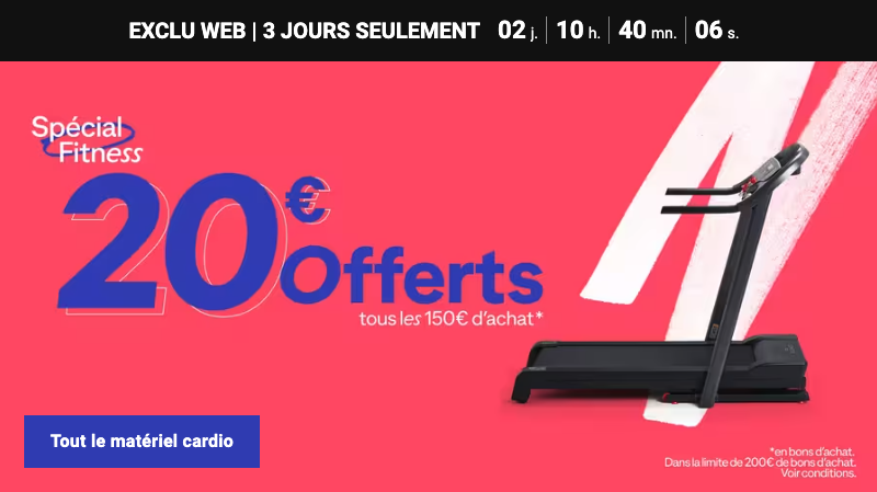 Publicité présente sur le site de décathlon contenant du texte impossible à zoomer