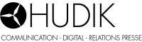 Logo de Hudik, communication, digital, relations presse.